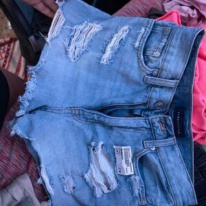 Aeropostale Distressed Denim Shorts
